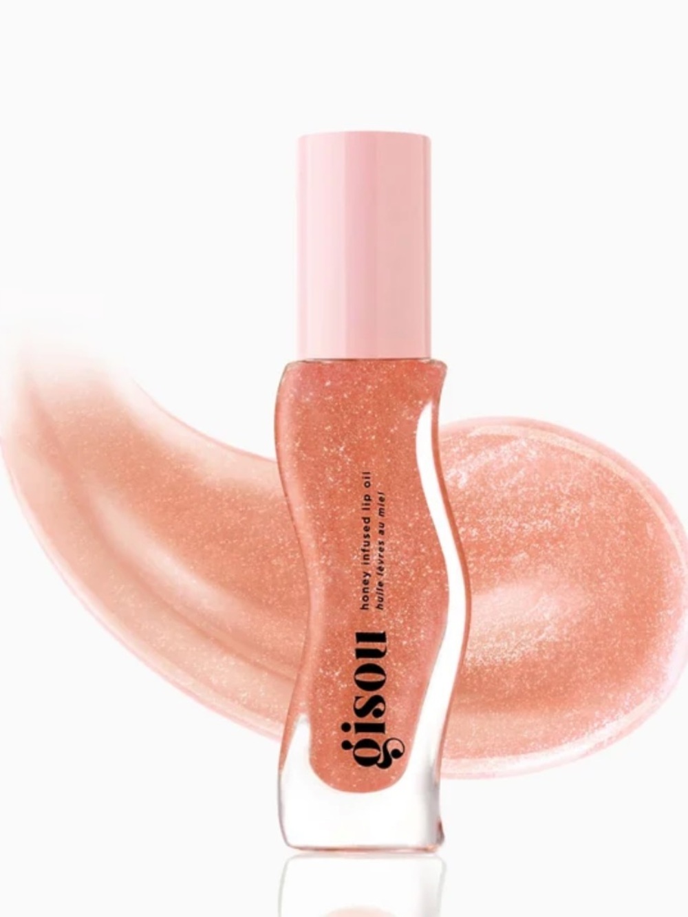 Glossier Lip Gloss in Sparkling Peach-Pink
